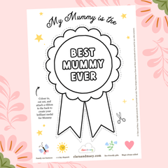 Free Kids Craft: Mother's Day Medals