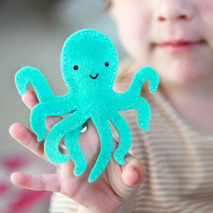 Octopus Finger Puppet Craft Kit