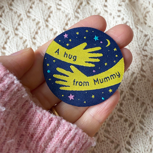A Hug From Mummy Fabric Patch