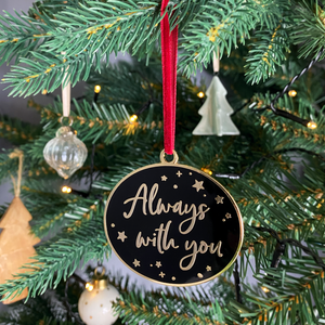 Always With You Enamel Christmas Tree Decoration