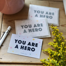 You Are A Hero Mini Pocket Cards Pack - Clara and Macy