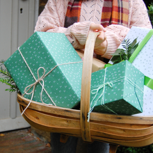 Mini Christmas Trees Mixed Wrapping Paper Set - Clara and Macy