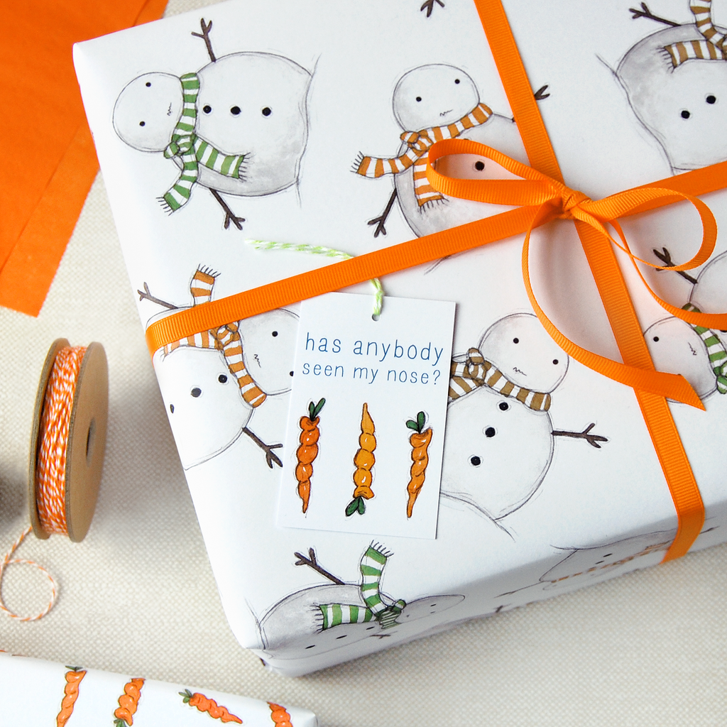 SNOWMAN Printable Gift Wrap. Minimal Wrapping Paper, A4 & A3 cheap,  Downloadable, DIY Christmas Wrapping Paper 