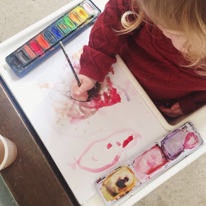 Painting with toddlers