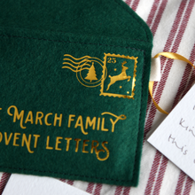 Personalised Family Advent Letters Christmas Decoration