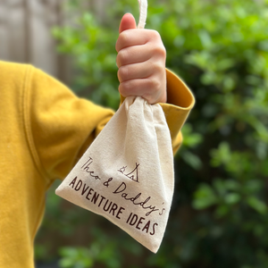 Personalised Daddy And Me Adventure Ideas Bag