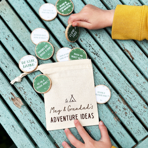 Personalised Grandad And Me Adventure Ideas Bag