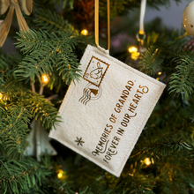 Personalised Memories Envelope Memorial Christmas Decoration