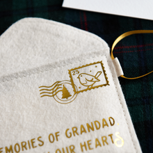 Personalised Memories Envelope Memorial Christmas Decoration