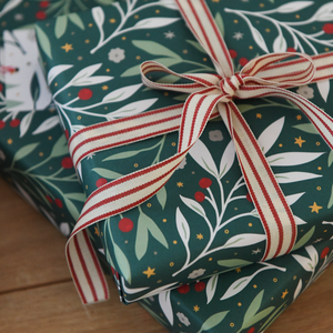 Meredith Green Christmas Foliage Wrapping Paper Set