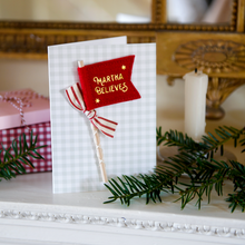 Personalised I Believe Christmas Keepsake Flag Card