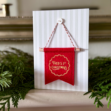 Personalised First Christmas Banner Decoration Keepsake Card