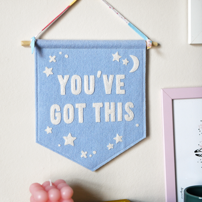 You've Got This Positive Message Banner Craft Kit
