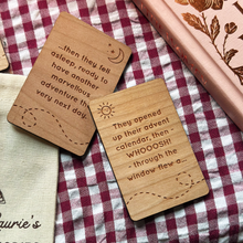 Personalised Christmas Story Idea Cards Bag