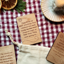 Personalised Christmas Story Idea Cards Bag
