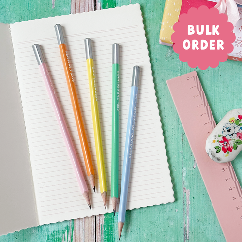 Bulk Order Positive Daily Reminder Pencils