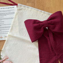 Personalised Family Name Christmas Bow Decoration