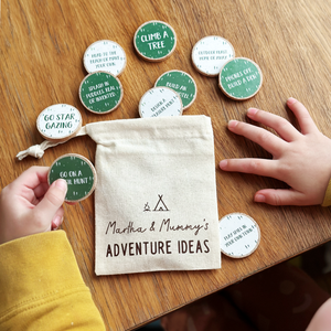 Personalised Mummy And Me Adventure Ideas Bag