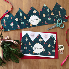 Personalised Nutcracker Christmas Card Wearable Crown