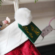 Personalised Heirloom Red Santa Christmas Stocking