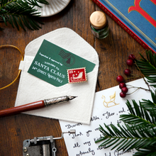 Tiny Sleigh Christmas Stamp Enamel Pin Badge