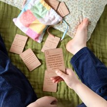 Personalised Wooden Bedtime Story Prompt Cards Set