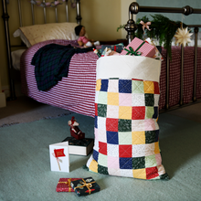 Traditional Patchwork Quilted Christmas Sack