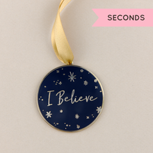 SECONDS / I Believe Enamel Christmas Tree Decoration