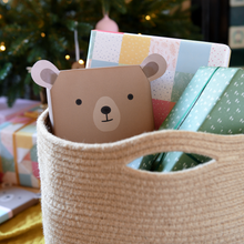Bear Family Recyclable Wrapping Paper Kit