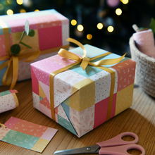 Pastel Patchwork Quilt Wrapping Paper