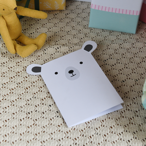 Polar Bear Recyclable Animal Card