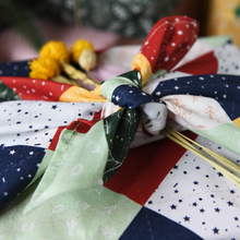 Reusable Traditional Patchwork Fabric Gift Wrap