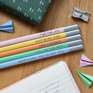 SECONDS / Individual Positive Daily Reminder Pencils