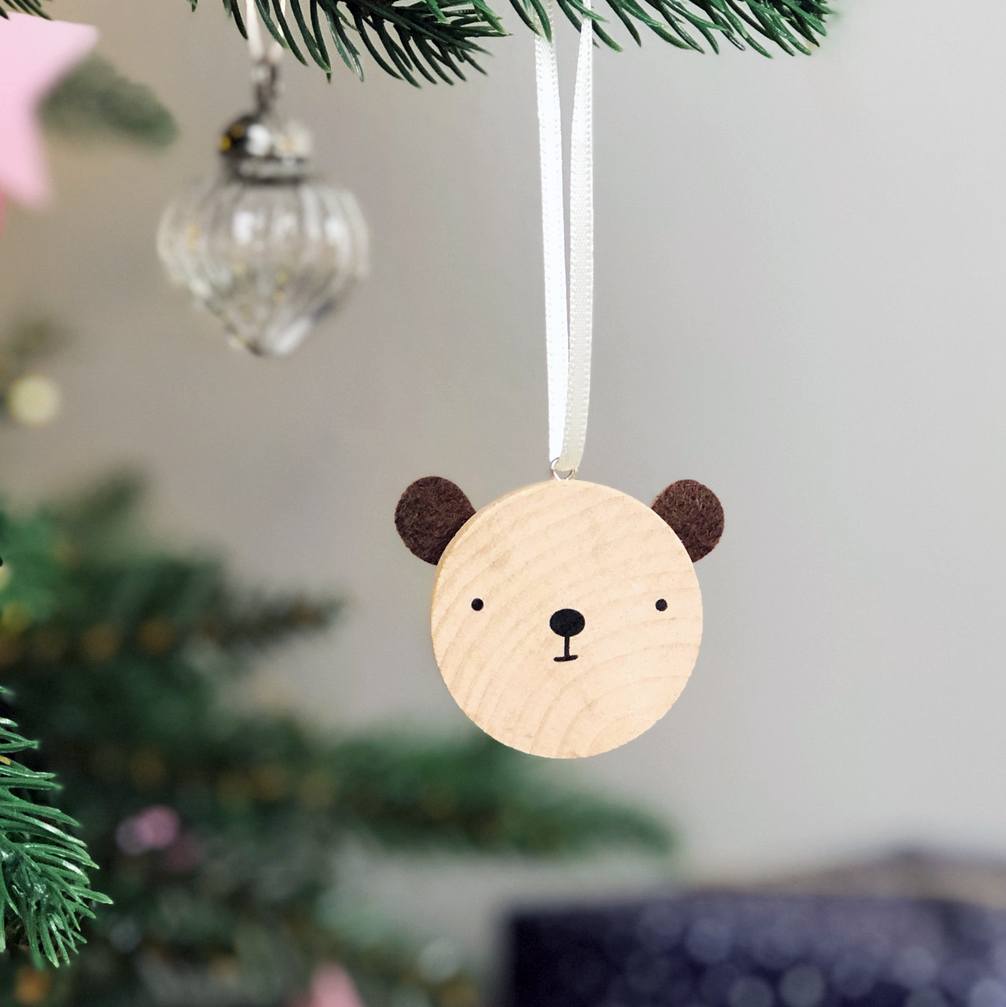 Tiny Bear Christmas Tree Decoration - Clara and Macy