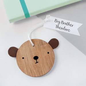 Personalised Big Brother Bear Keepsake - Clara and Macy