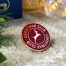 Christmas Club Enamel Pin Badge