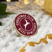 Christmas Club Enamel Pin Badge