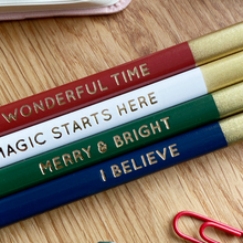SECONDS / Individual Christmas Message Pencils