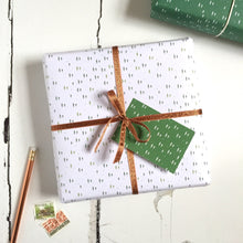 Mini Forest White Wrapping Paper Set - Clara and Macy