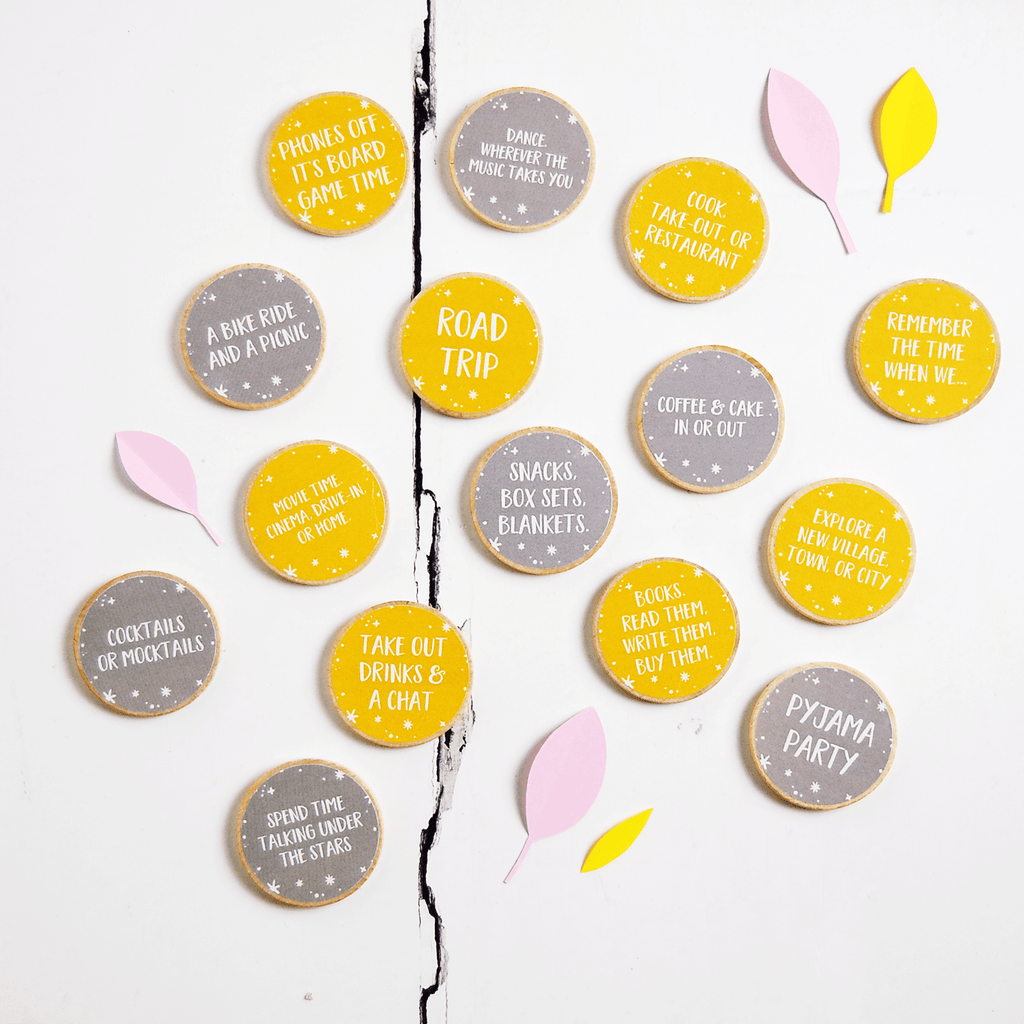 Personalised Friendship Date Idea Tokens – Clara and Macy