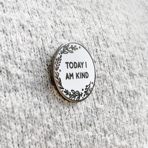 Back To School 'Today I Am' Pin Badge Card