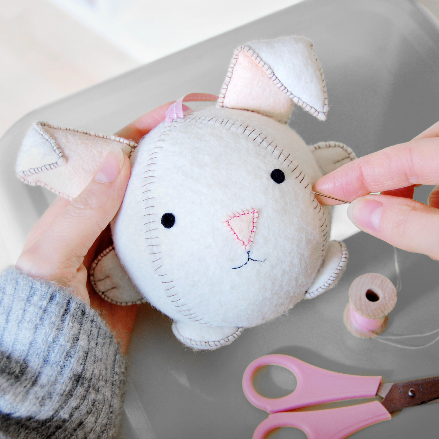Make Your Own Rabbit Craft Kit - Clara and Macy