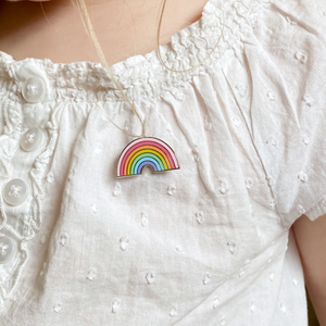 SECONDS / Pastel Rainbow Enamel Pin Badge