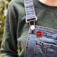 Red 'I Believe' Enamel Pin Badge - Clara and Macy