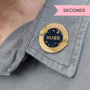 SECONDS / Hugs Enamel Pin Badge