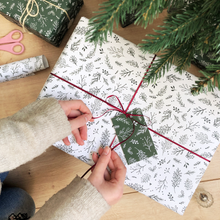 Christmas Greenery Mixed Wrapping Paper Set - Clara and Macy