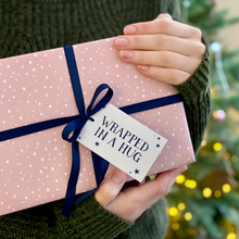 Wrapped In A Hug Pink Recyclable Wrapping Paper