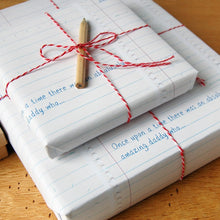 Write Your Own Daddy Story Wrapping Paper Set - Clara and Macy