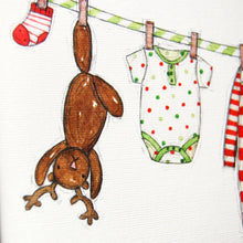 Personalised Baby's First Christmas Print - Clara and Macy
