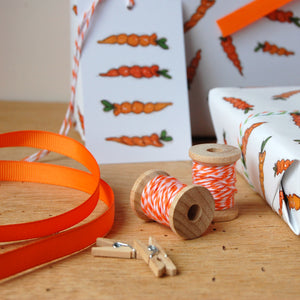 Carrots Wrapping Paper Set - Clara and Macy